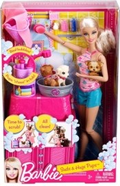 Mattel Barbie - Kúpanie šteniatok