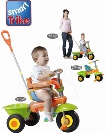 Smart Trike Trojkolka s ručkou a ohrádkou 3v1