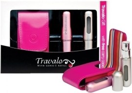 Travalo Refill Atomizer Excel plniteľný rozprašovač parfémov 2 x 5ml + púzdro 6,5 x 8,5 cm