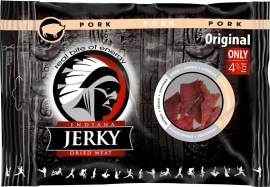 Indiana Jerky Dried Meat Pork 100g