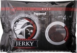 Indiana Jerky Dried Meat Beef Peppered 100g