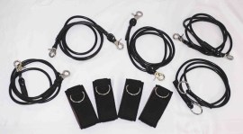 Bondage Bettfessel Set