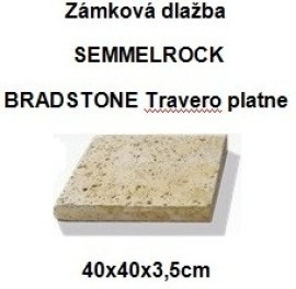 Semmelrock Bradstone Travero platne 40x40x3.5cm