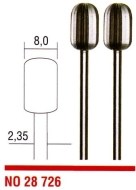 Proxxon Stopkové frézy zaoblený valec 8.0mm - cena, porovnanie