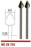 Proxxon Stopkové frézy kvapka 6.0mm - cena, porovnanie