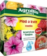 AgroBio Opava Kryštalické hnojivo Extra Plod a kvet 400g - cena, porovnanie