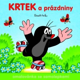 Krtek a prázdniny - omalovánka se samolepkami