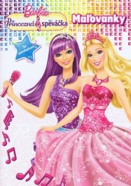 Barbie Princezná a speváčka Maľovanky