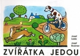 Zvířátka jedou - Josef Lada - omalovánka