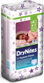 Huggies Dry Nites Girls Pyjama Pants 4-7 Medium 17-30kg 10ks