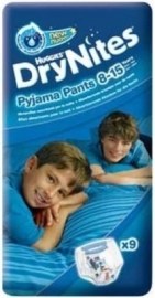 Huggies Dry Nites Boys Pyjama Pants 8-15 Large 27-57kg 9ks