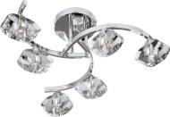 Searchlight Sculptured Ice 8086-6CC - cena, porovnanie