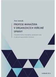 Profese manažera v organizacích veřejné správy