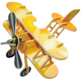 Woodcraft 3D Lietadlo Dvojplošník