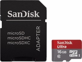 Sandisk Micro SDHC Ultra Class 10 16GB