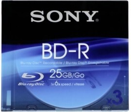Sony 3BNR25SL BD-R 25GB 3ks