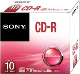 Sony 10CDQ80SS CD-R 700MB 10ks