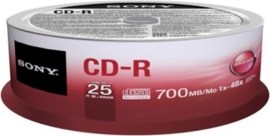 Sony 25CDQ80SP CD-R 700MB 25ks