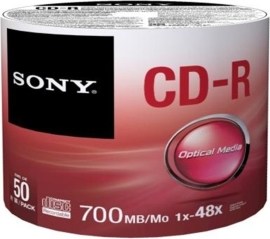 Sony 50CDQ80SB CD-R 700MB 50ks