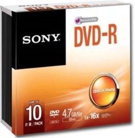 Sony 10DMR47SS DVD-R 4.7GB 10ks