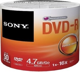 Sony 50DMR47SB DVD-R 4.7GB 50ks
