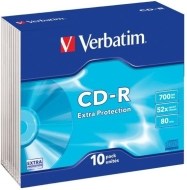 Verbatim 43415 CD-R 700MB 10ks - cena, porovnanie