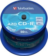 Verbatim 43343 CD-R 700MB 50ks - cena, porovnanie