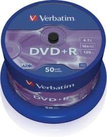 Verbatim 43550 DVD+R 4.7GB 50ks