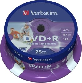 Verbatim 43539 DVD+R 4.7GB 25ks
