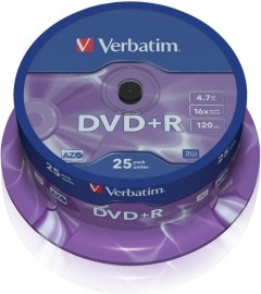 Verbatim 43500 DVD+R 4.7GB 25ks