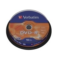 Verbatim 43523 DVD-R 4.7GB 10ks - cena, porovnanie