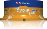 Verbatim 43522 DVD-R 4.7GB 25ks - cena, porovnanie