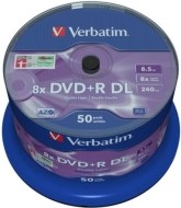 Verbatim 43758 DVD+R DL 8.5GB 50ks - cena, porovnanie