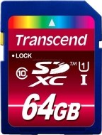 Transcend SDXC Class 10 64GB - cena, porovnanie