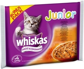 Whiskas Junior 4x100g