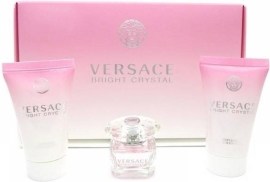 Versace Bright Crystal toaletná voda 5ml + sprchový gel 25ml + telové mlieko 25ml