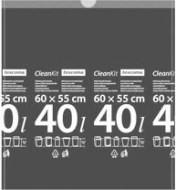 Tescoma Clean Kit zaťahovacie vrecká 40l 15ks - cena, porovnanie