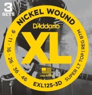 D´addario EXL125-3D - cena, porovnanie