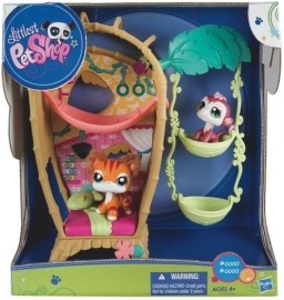 Hasbro Littlest Pet Shop - Domček s dvoma zvieratkami
