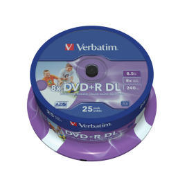 Verbatim 43667 DVD+R DL 8.5GB 25ks