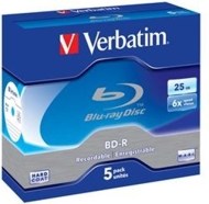 Verbatim 43715 BD-R 25GB 5ks - cena, porovnanie