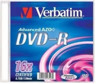 Verbatim 43547 DVD-R 4.7GB 20ks - cena, porovnanie