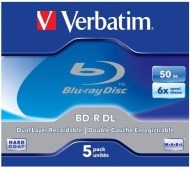 Verbatim 43748 BD-R DL 50GB 5ks - cena, porovnanie