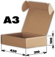 Krabica 430x310x100mm - cena, porovnanie