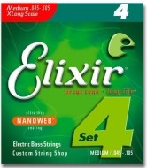 Elixir Bass Nanoweb Medium Extra Long Scale - cena, porovnanie