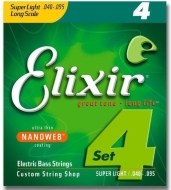 Elixir Bass Nanoweb Super Light/Long Scale - cena, porovnanie