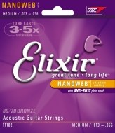 Elixir Acoustic Nanoweb 80/20 Bronze Medium - cena, porovnanie