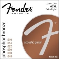 Fender 60 Phosphor Bronze Ball XL 10-48 - cena, porovnanie