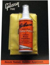 Gibson Pump Polish And Standard Polish Cloth Combo