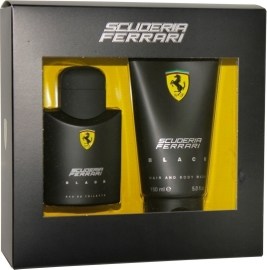 Ferrari Black toaletná voda 75ml + šampón a sprchový gél 2v1 150ml
